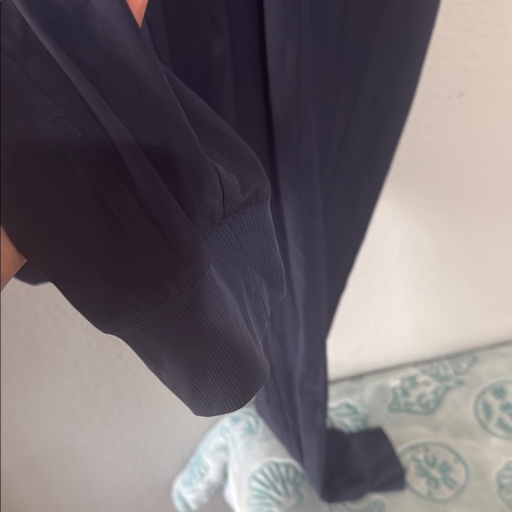 Athleta Blue zuma lightweight travel quick dry Jumpsuit Relaxed Fit - Picture 9 of 16